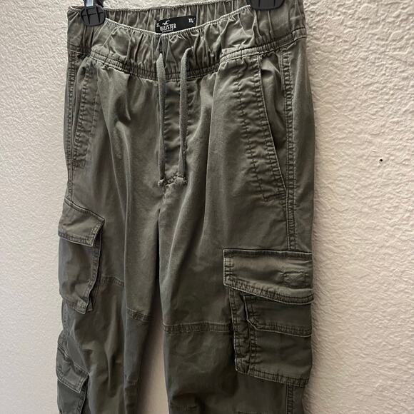 Hollister Y2K Cargo Jogger Pants Olive Green Women XS Epic Flex Grunge Utility - Picture 7 of 10
